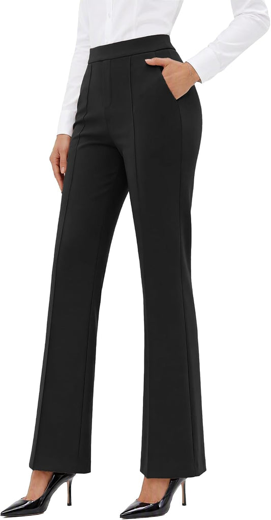 JEKAOYI Women's Stretchy Dress Pants Bootcut Business Casual Work Slacks