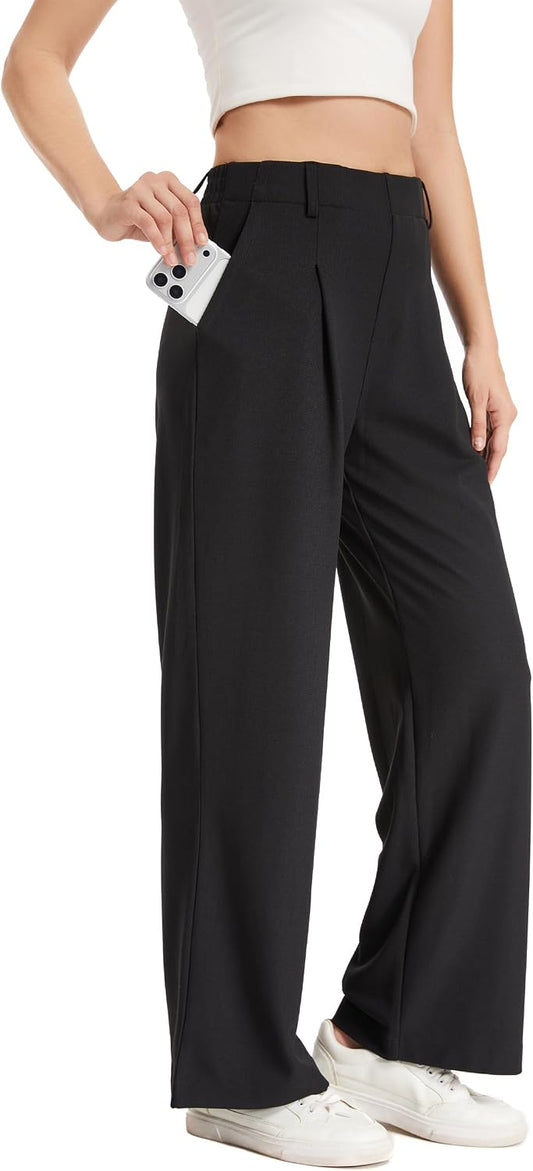 ZTN Dress Work Pants for Woman Stretchy Office Casual Slacks