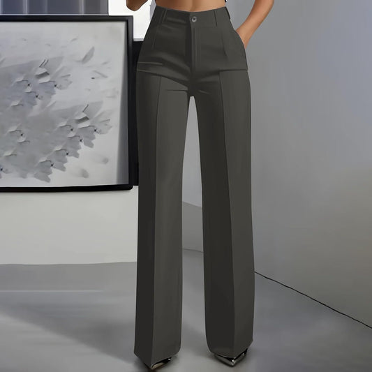 YRAETENM Dress Pants Women Business Casual Wide Leg Office Work Slacks