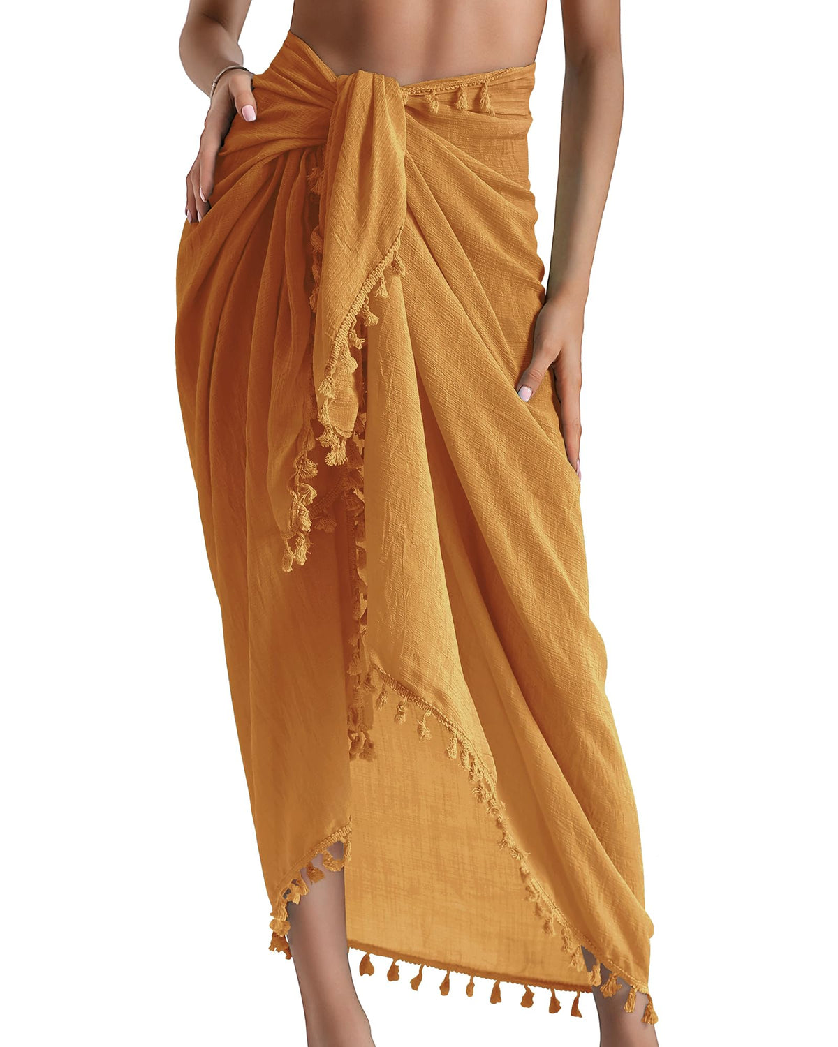 Eicolorte Sarong Cover Up Womens Beach Cover Up Bikini Bathing Suit Swimsuit Swimwear Coverup Sarong Pareo Wraps for Women