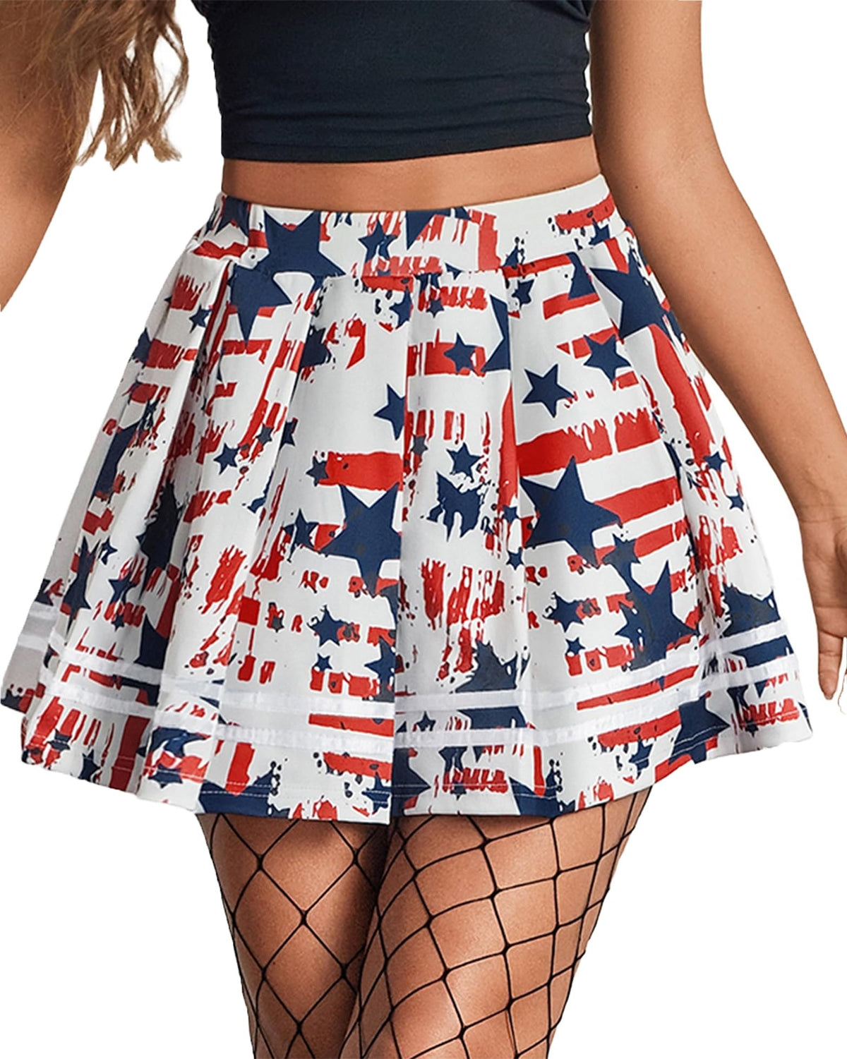Avidlove Womens Pleated Skirt School Uniform Skirts Mini Cheer Skirt