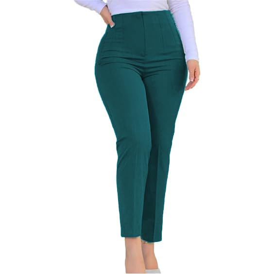 Kubsid Womens Straight Leg Dress Pants 2026 High Waisted Stretchy Work Business Casual Pants Office Trousers with Pockets
