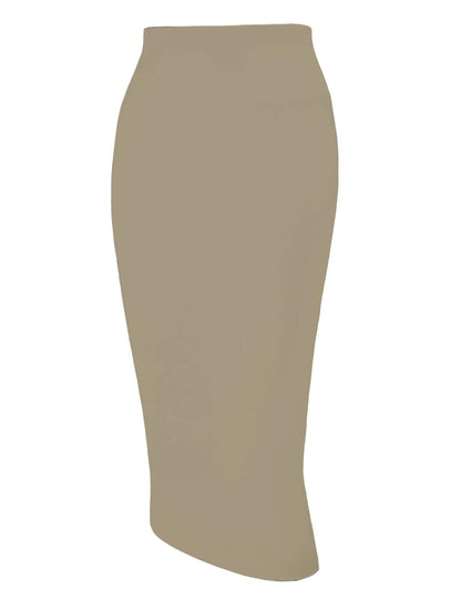 Tapata Women's Office Work Pencil Skirt Stretch High Waist Below Knee Bodycon for Business Casual