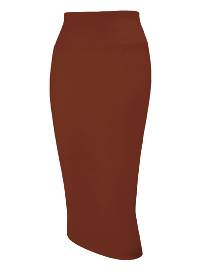 Tapata Women's Office Work Pencil Skirt Stretch High Waist Below Knee Bodycon for Business Casual