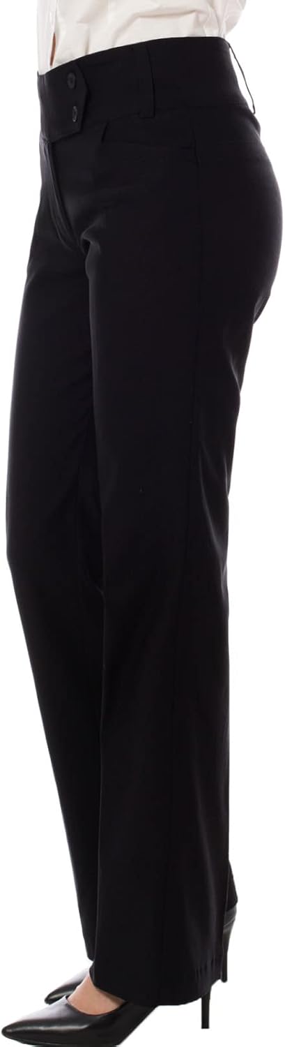 Design by Olivia Women's Dress Pants Bootcut Work Slacks Stretch Office