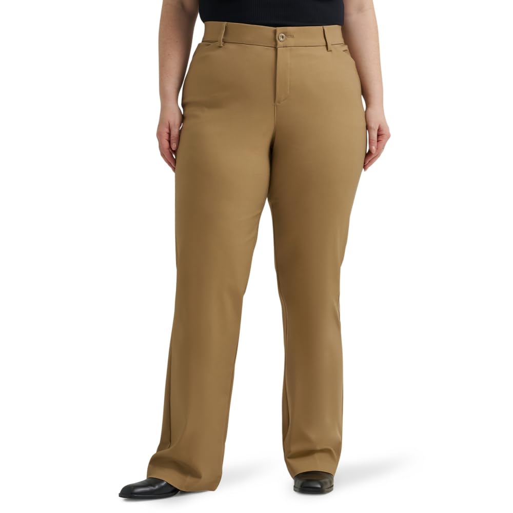 Lee Women's Plus Size Ultra Lux Comfort with Flex Motion Trouser Pant