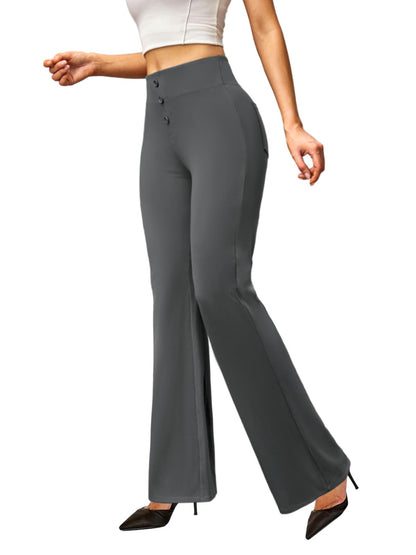 keriffe Womens Stretchy Bootcut Dress Pants with Back Pockets
