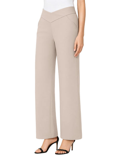 SEMARO Dress Pants Women Business Casual Work Pant Stretchy High Waist Office Slacks Trousers with Pockets