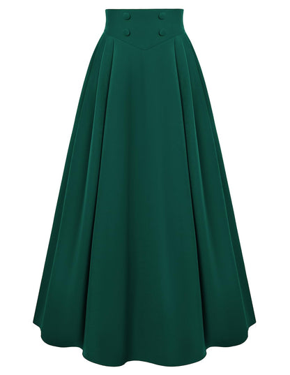 Scarlet Darkness Long Skirts for Women Maxi High Waisted A Line Skirt