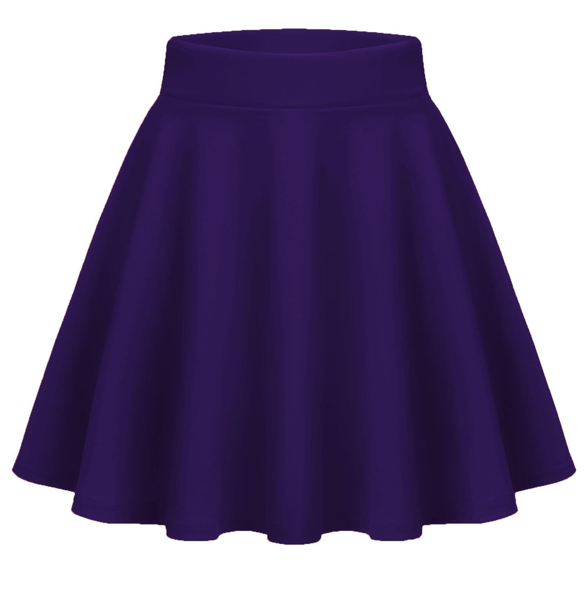 Zeagoo Women's Skirt Basic Mini Skater Skirt 2026 Summer Skirts Stretchable High Waist A-Line Party Club Skirts