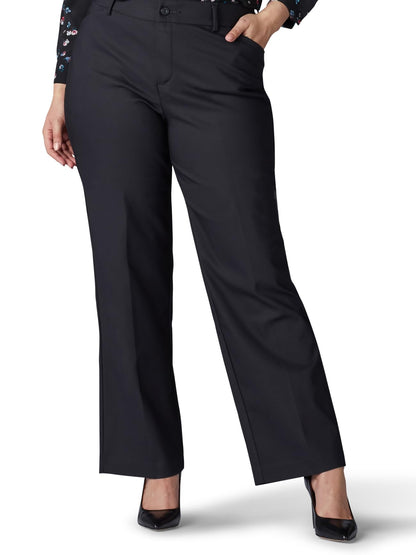 Lee Women's Plus Size Ultra Lux Comfort with Flex Motion Trouser Pant
