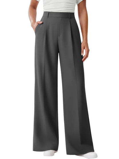 LILLUSORY Womens Stretchy High Waisted Dress Work Pants 2026