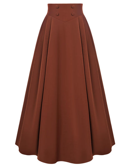 Scarlet Darkness Long Skirts for Women Maxi High Waisted A Line Skirt