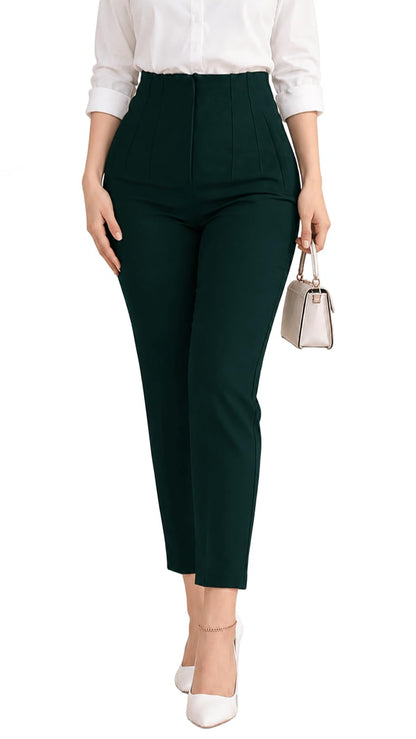 Kubsid Womens Straight Leg Dress Pants 2026 High Waisted Stretchy Work Business Casual Pants Office Trousers with Pockets