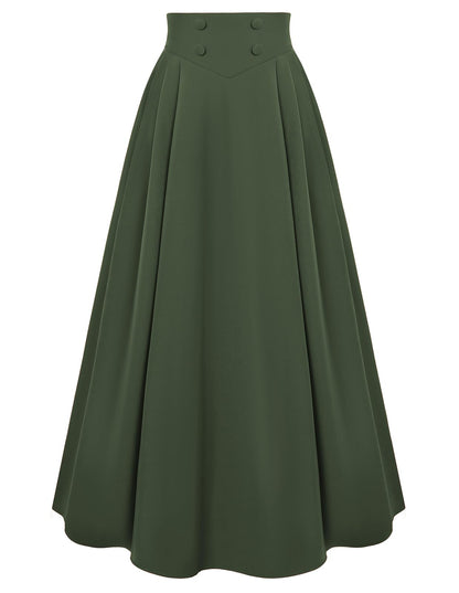 Scarlet Darkness Long Skirts for Women Maxi High Waisted A Line Skirt