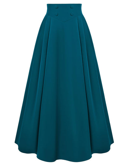 Scarlet Darkness Long Skirts for Women Maxi High Waisted A Line Skirt