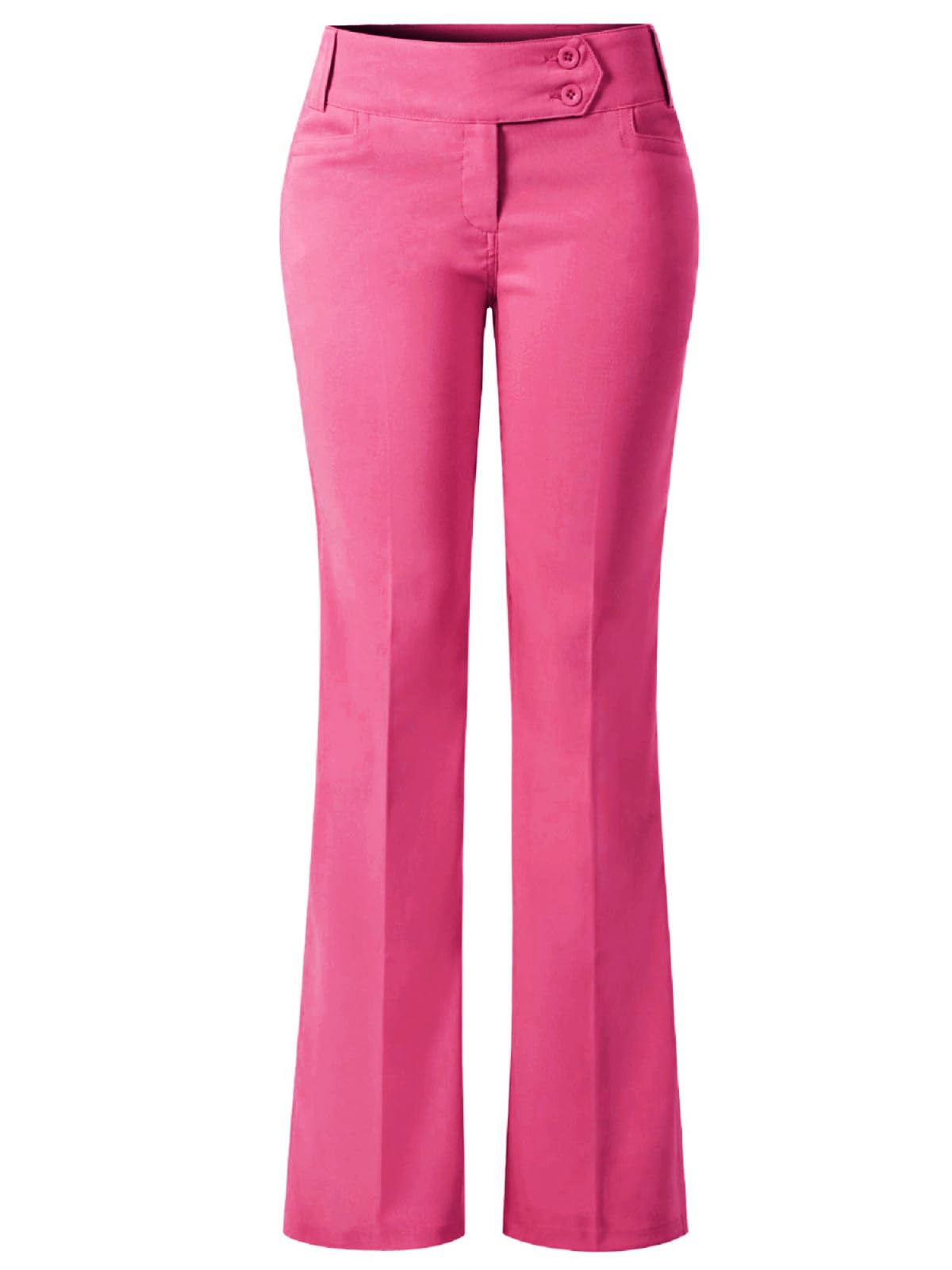 Design by Olivia Women's Dress Pants Bootcut Work Slacks Stretch Office