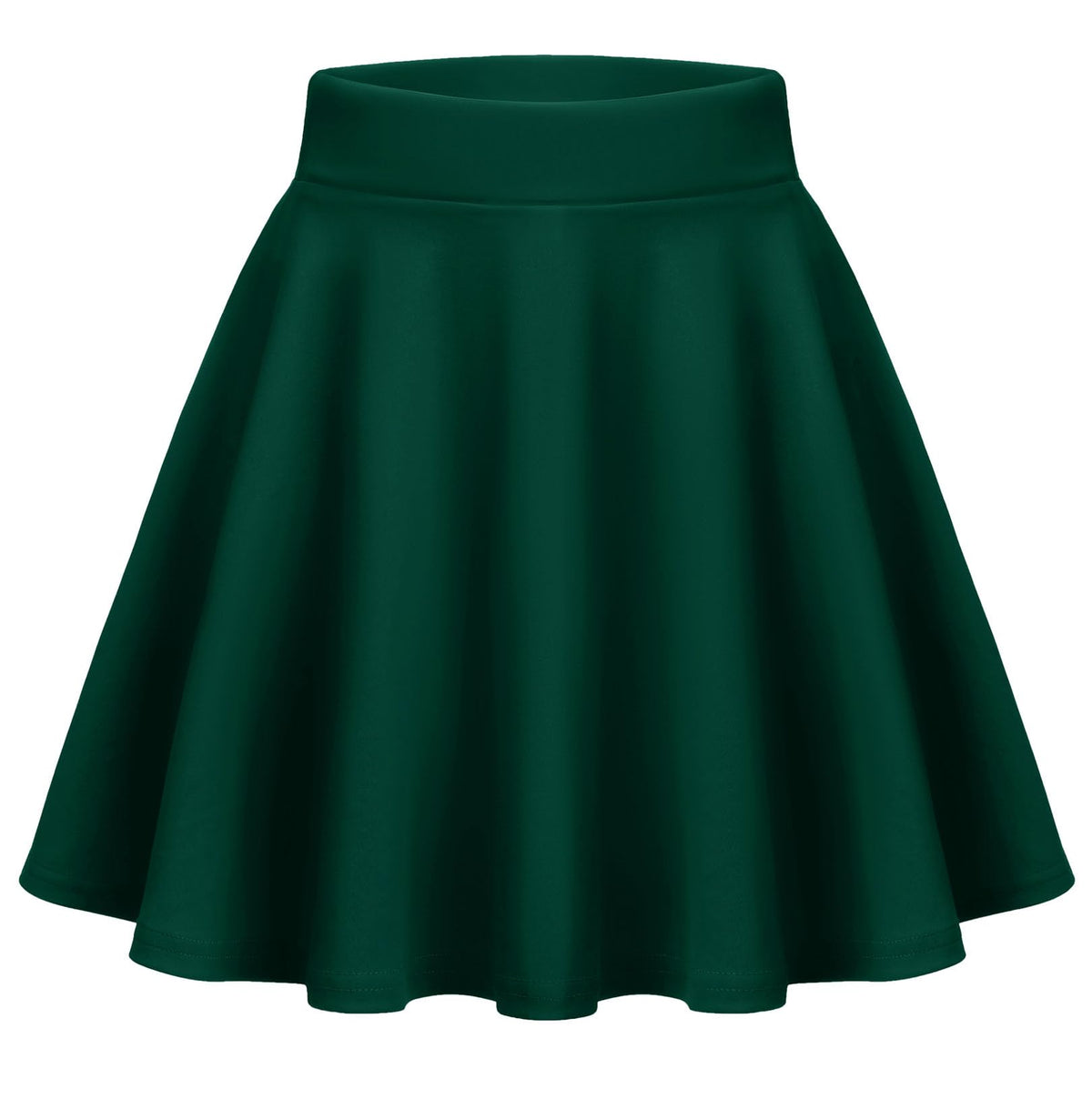 Zeagoo Women's Skirt Basic Mini Skater Skirt 2026 Summer Skirts Stretchable High Waist A-Line Party Club Skirts