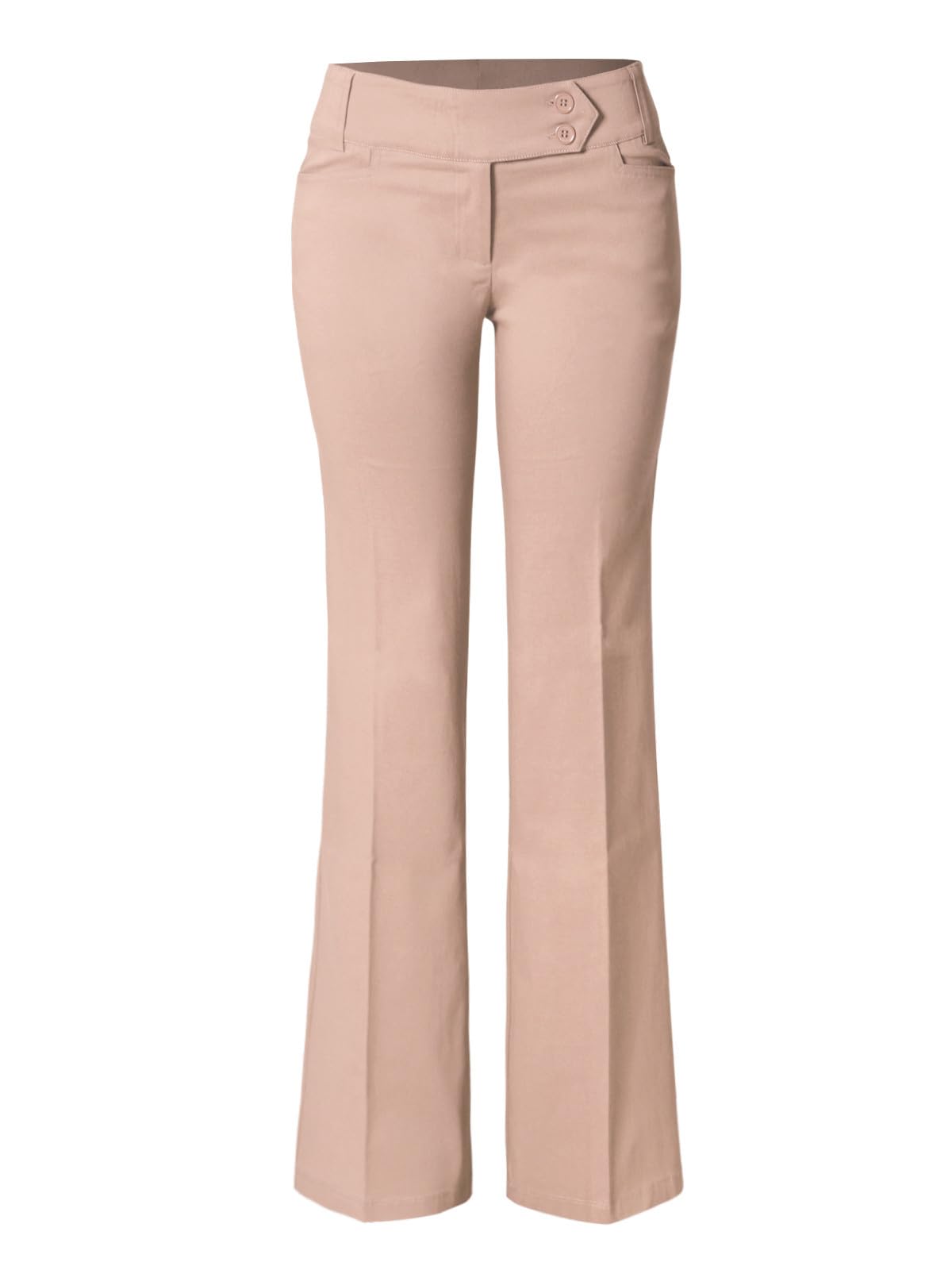 Design by Olivia Women's Dress Pants Bootcut Work Slacks Stretch Office