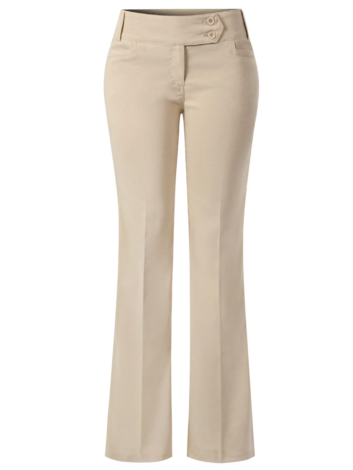 Design by Olivia Women's Dress Pants Bootcut Work Slacks Stretch Office
