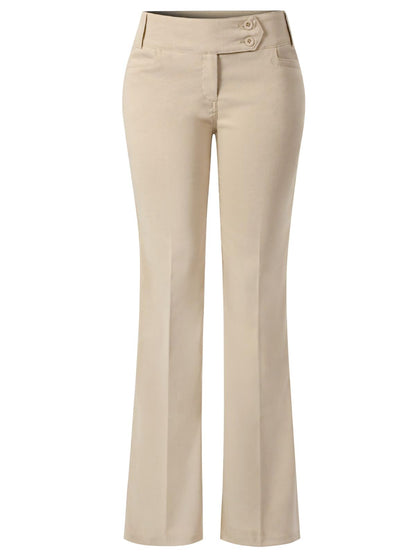 Design by Olivia Women's Dress Pants Bootcut Work Slacks Stretch Office