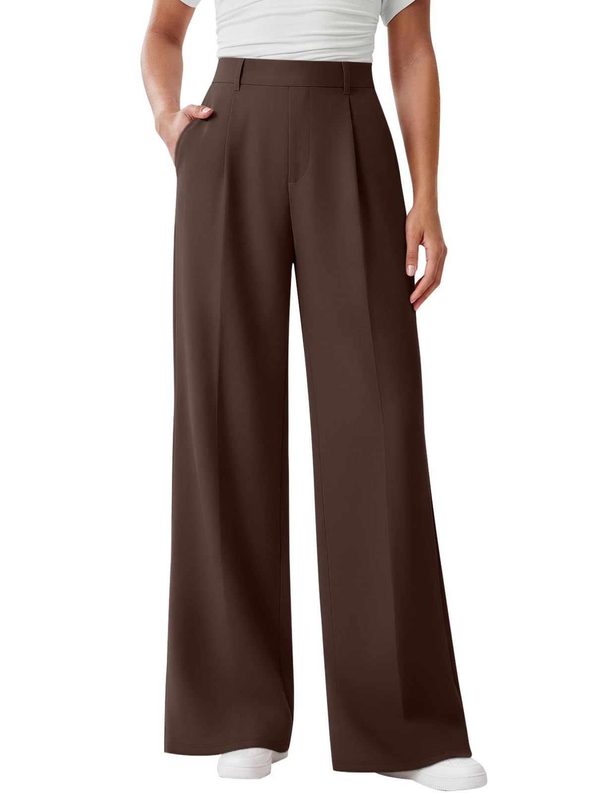 LILLUSORY Womens Stretchy High Waisted Dress Work Pants 2026