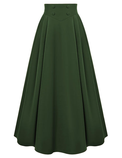 Scarlet Darkness Long Skirts for Women Maxi High Waisted A Line Skirt