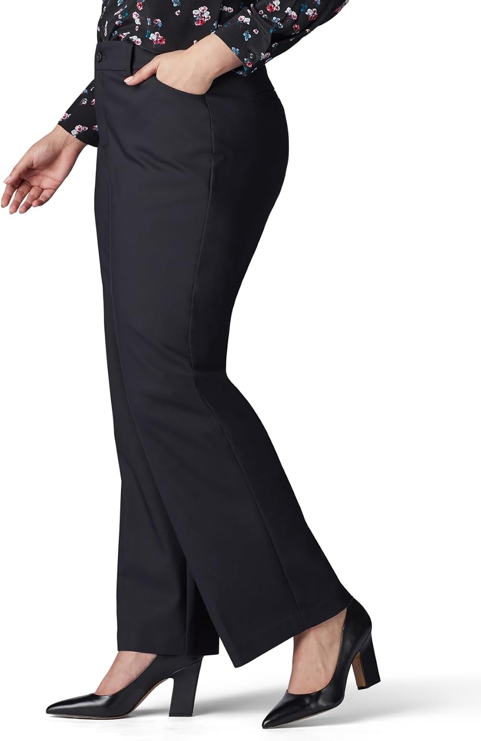 Lee Women's Plus Size Ultra Lux Comfort with Flex Motion Trouser Pant