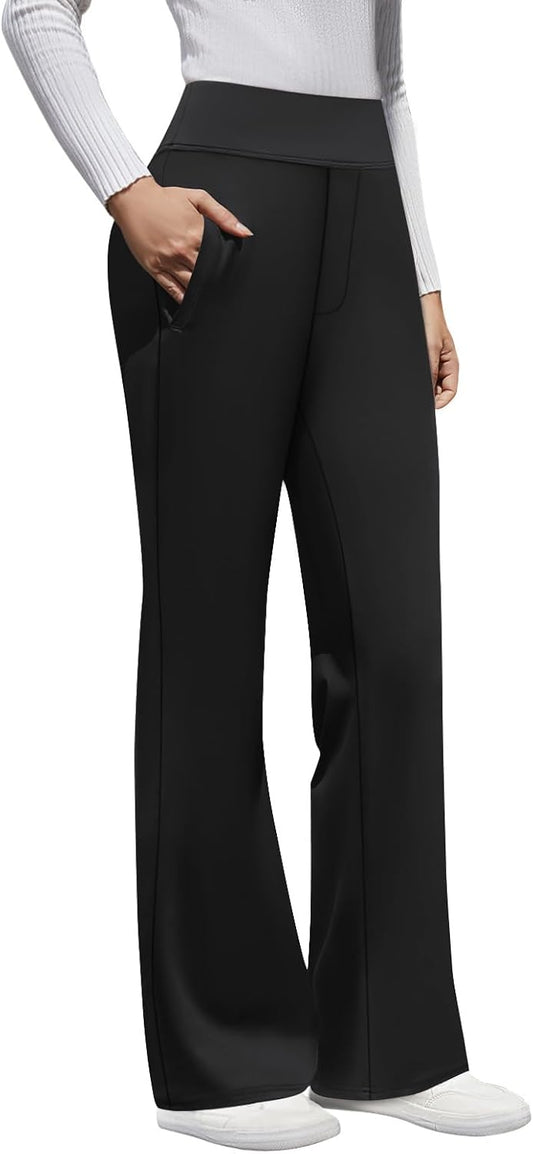 DLOODA Womens High Waist Dress Pants Stretchy Business Casual Work Pants
