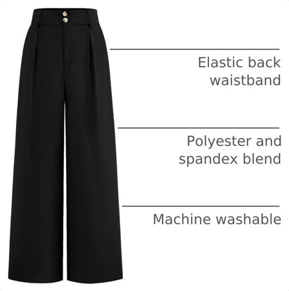 BTFBM Wide Leg Dress Pants Women Business Casual Outfits
