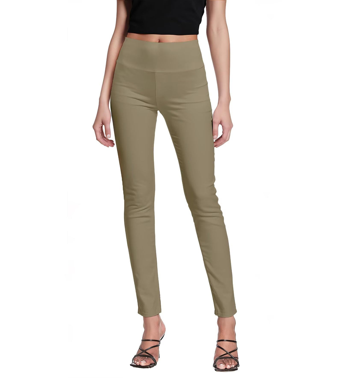 Hybrid & Company Super Comfy Stretch with Full Elastic Waist Pull On Millennium Twill Pant