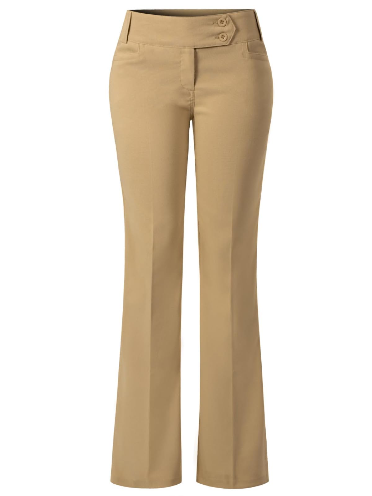 Design by Olivia Women's Dress Pants Bootcut Work Slacks Stretch Office