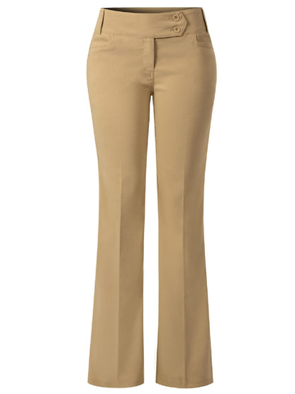 Design by Olivia Women's Dress Pants Bootcut Work Slacks Stretch Office