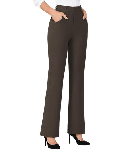 COPYLEAF Dress Pants Women Stretchy Bootcut Casual Work Pants with Pockets