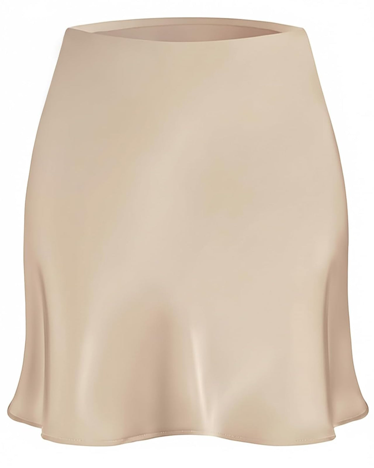 Women's Satin Mini Skirt Leopard Print High Waist Silk Short Skirts