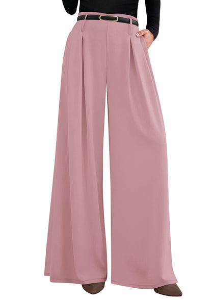 PRETTYGARDEN Womens Wide Leg Dress Pants Flowy Trousers
