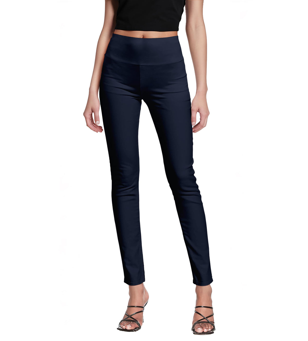 Hybrid & Company Super Comfy Stretch with Full Elastic Waist Pull On Millennium Twill Pant