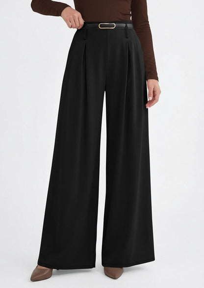 PRETTYGARDEN Womens Wide Leg Dress Pants Flowy Trousers