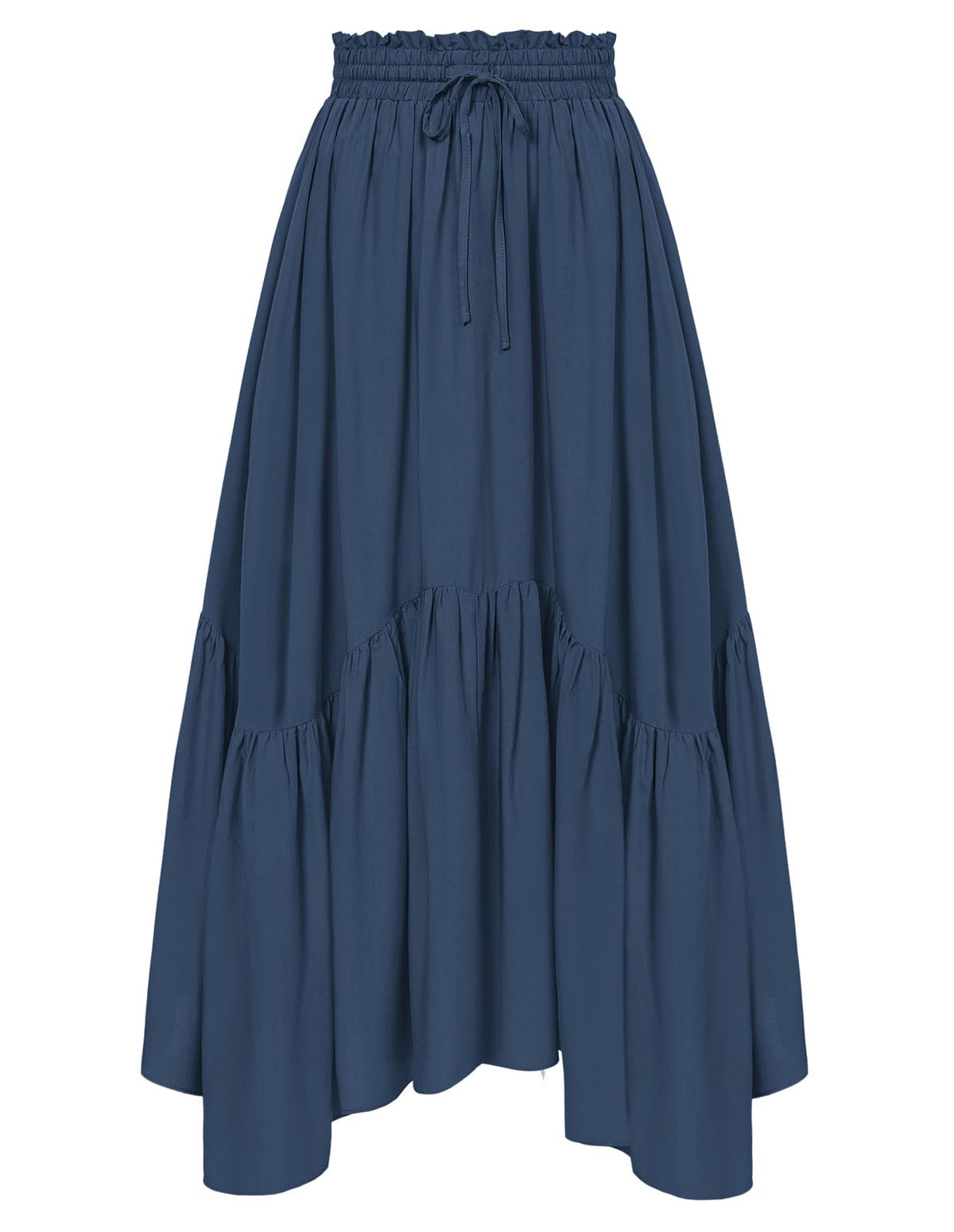 Scarlet Darkness Maxi Skirts for Women Flowy Boho Renaissance Skirt
