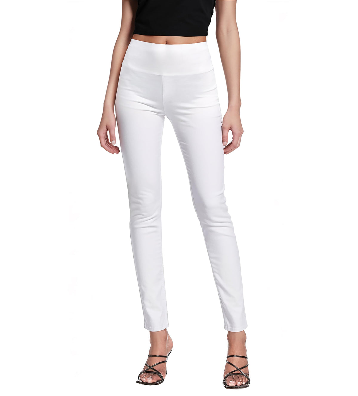 Hybrid & Company Super Comfy Stretch with Full Elastic Waist Pull On Millennium Twill Pant