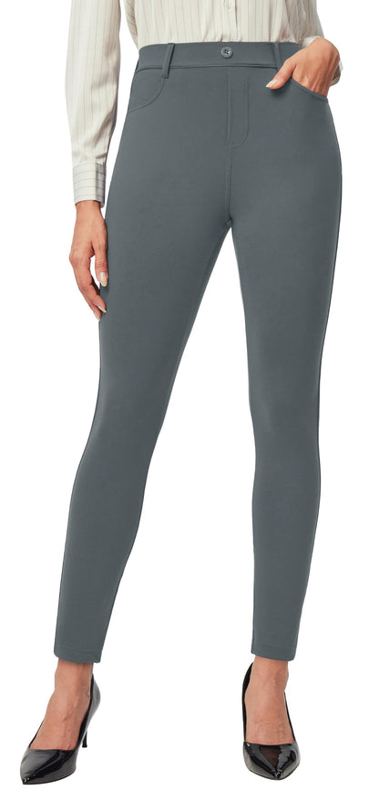 Dress Pants Women Stretch Work Pants Business Casual Outfits with 2 Pockets