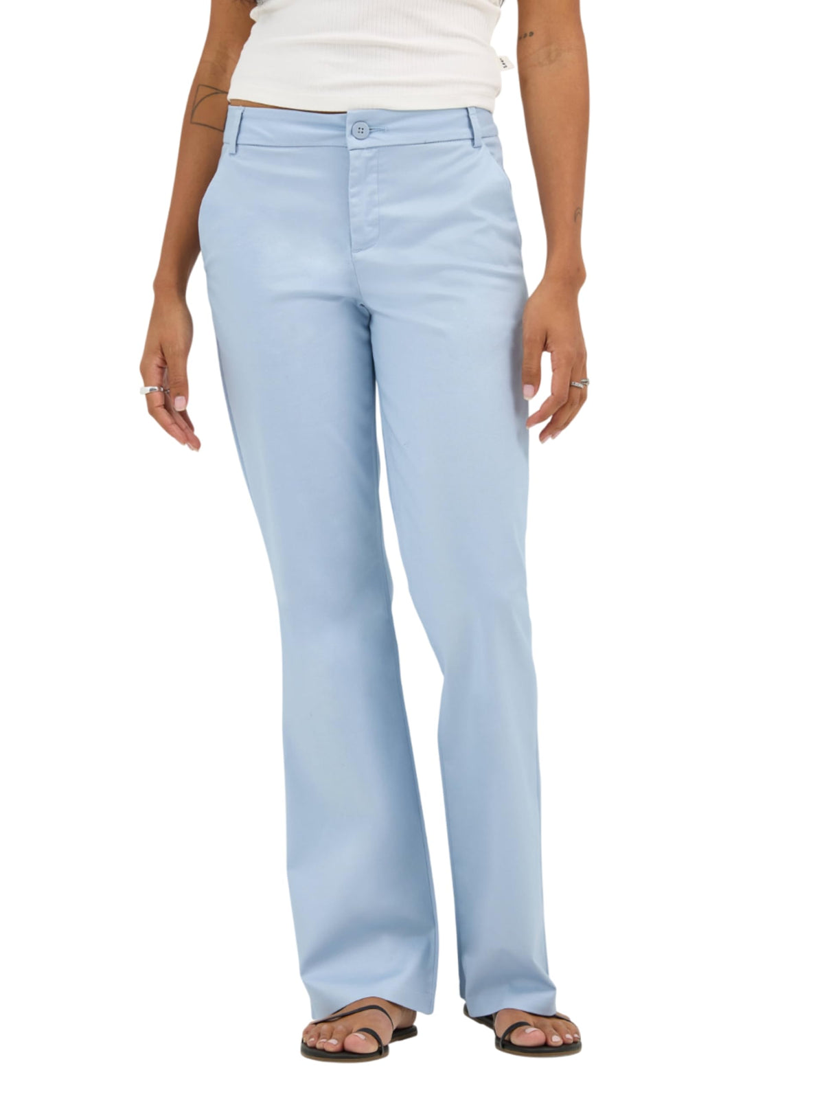 Lee Women's Wrinkle Free Mid Rise Bootcut Pant