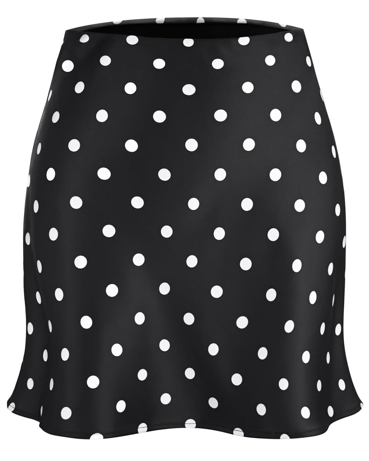 Women's Satin Mini Skirt Leopard Print High Waist Silk Short Skirts