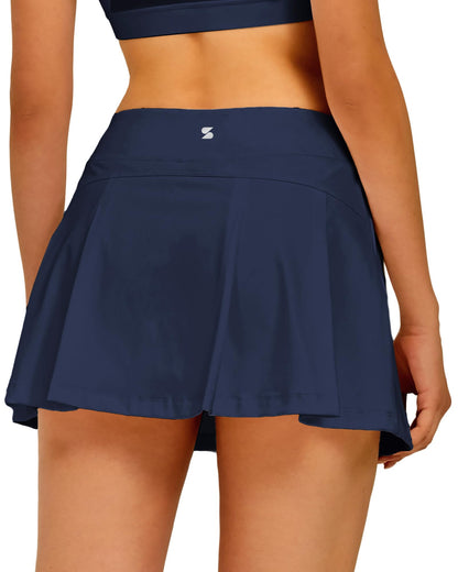 Stelle Women Tennis Skirt High Waisted Athletic Golf Skorts with Pockets