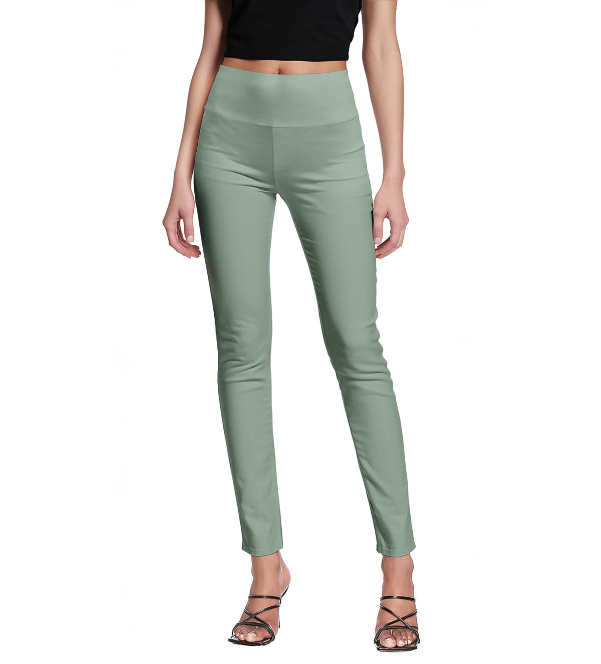 Hybrid & Company Super Comfy Stretch with Full Elastic Waist Pull On Millennium Twill Pant