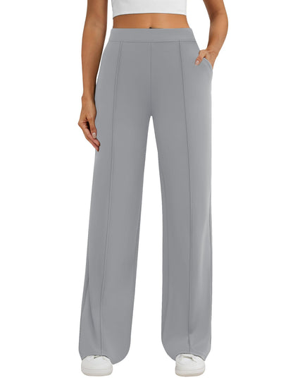 DLOODA Womens Dress Work Pants Stretchy Business Casual Wide Leg Pants