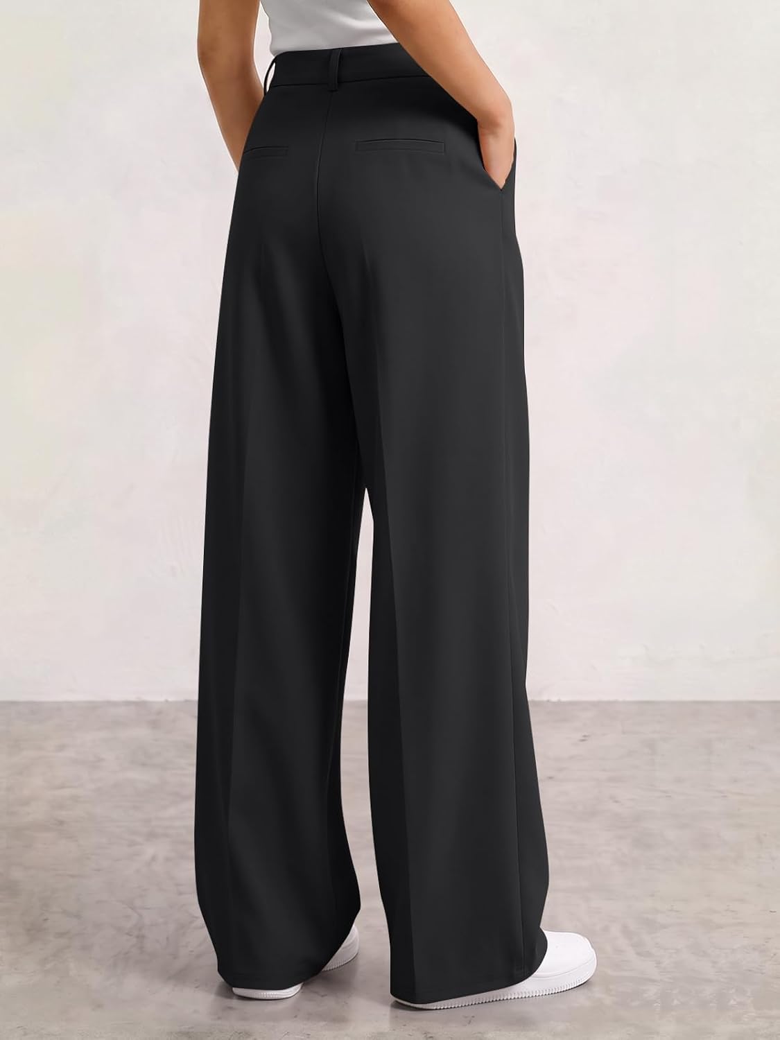 LILLUSORY Womens Stretchy High Waisted Dress Work Pants 2026