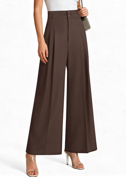 PRETTYGARDEN Women's High Waisted Wide Leg Dress Pants