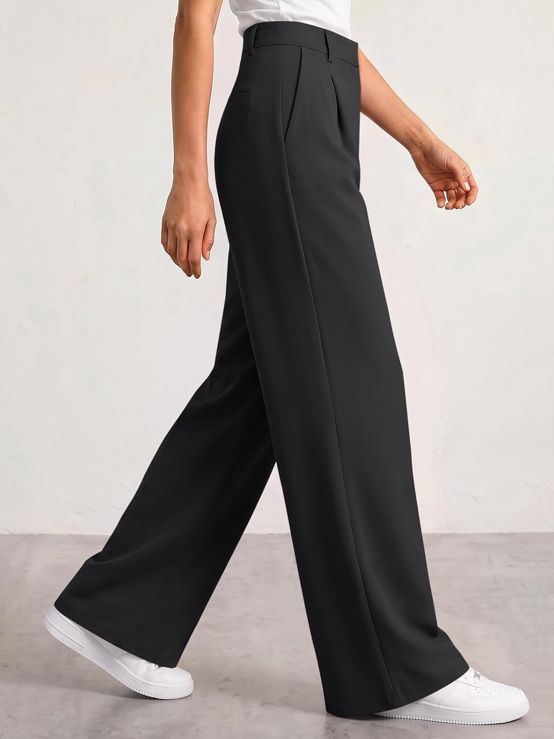 LILLUSORY Womens Stretchy High Waisted Dress Work Pants 2026