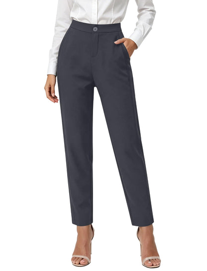 JEKAOYI Women's Stretchy Yoga Dress Pants Straight Leg Work Office Slacks
